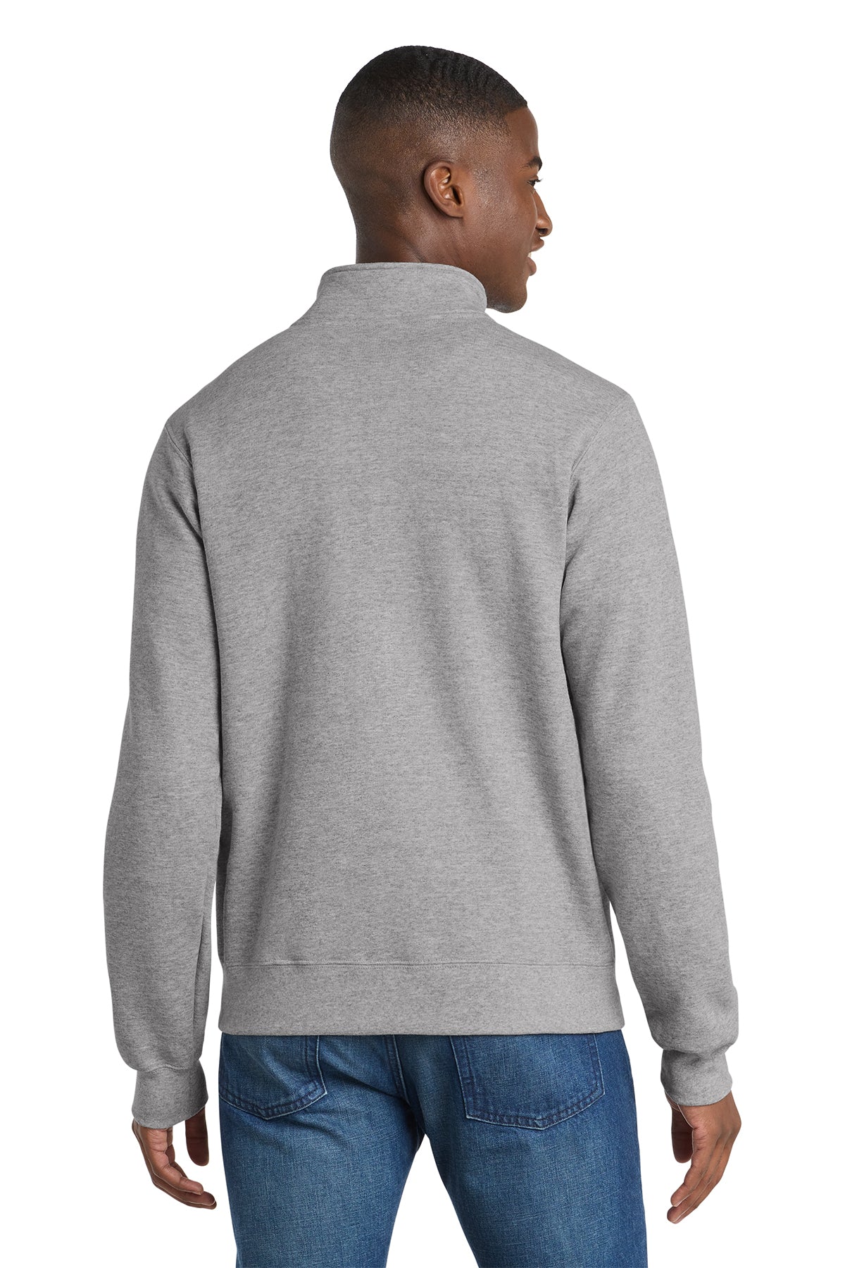 Port & Co™ Core Fleece Cadet Full‑Zip Sweatshirt – PC78FZ