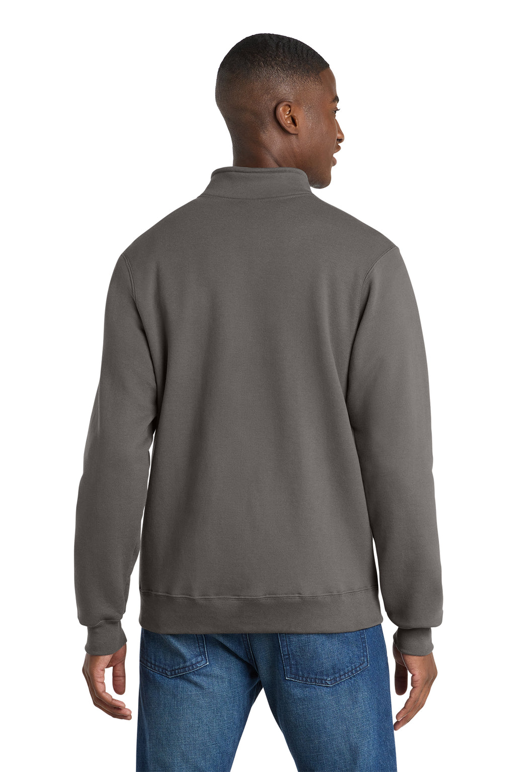 Port & Co™ Core Fleece Cadet Full‑Zip Sweatshirt – PC78FZ