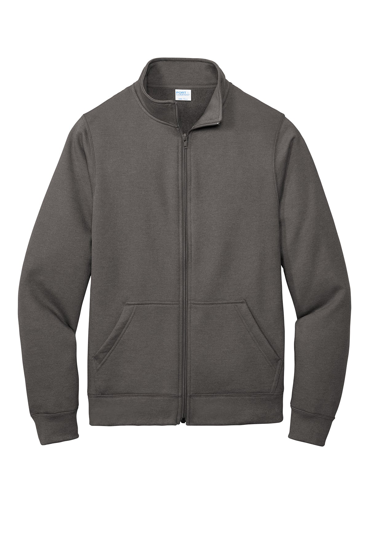 Port & Co™ Core Fleece Cadet Full‑Zip Sweatshirt – PC78FZ