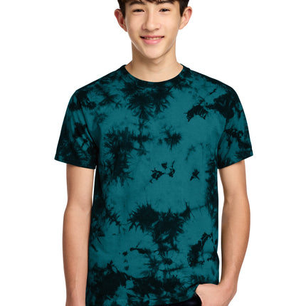 Port & Co™ Youth Crystal Tie‑Dye Tee — PC145Y