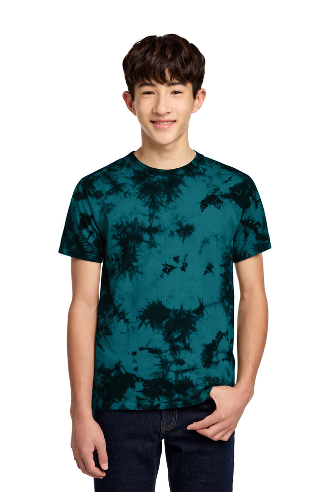 Port & Co™ Youth Crystal Tie‑Dye Tee — PC145Y