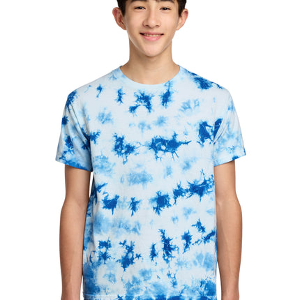 Port & Co™ Youth Crystal Tie‑Dye Tee — PC145Y