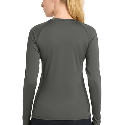 Sport‑Tek® Women’s Long Sleeve Rashguard Tee – LST470LS