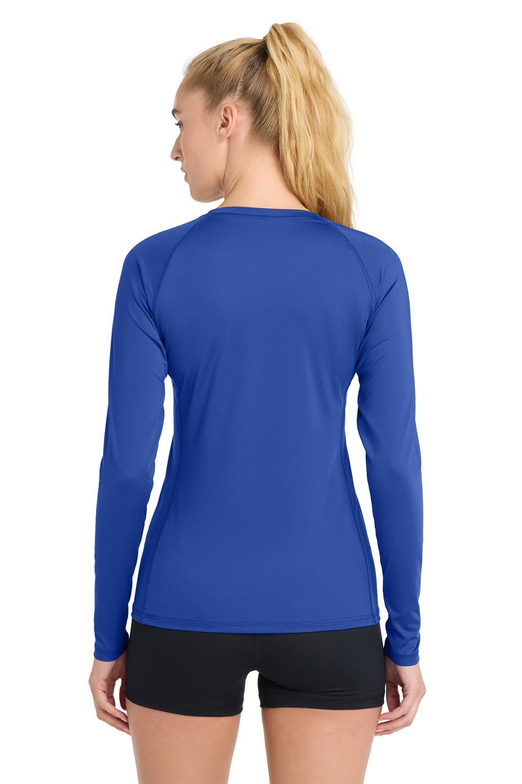 Sport‑Tek® Women’s Long Sleeve Rashguard Tee – LST470LS