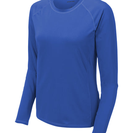 Sport‑Tek® Women’s Long Sleeve Rashguard Tee – LST470LS
