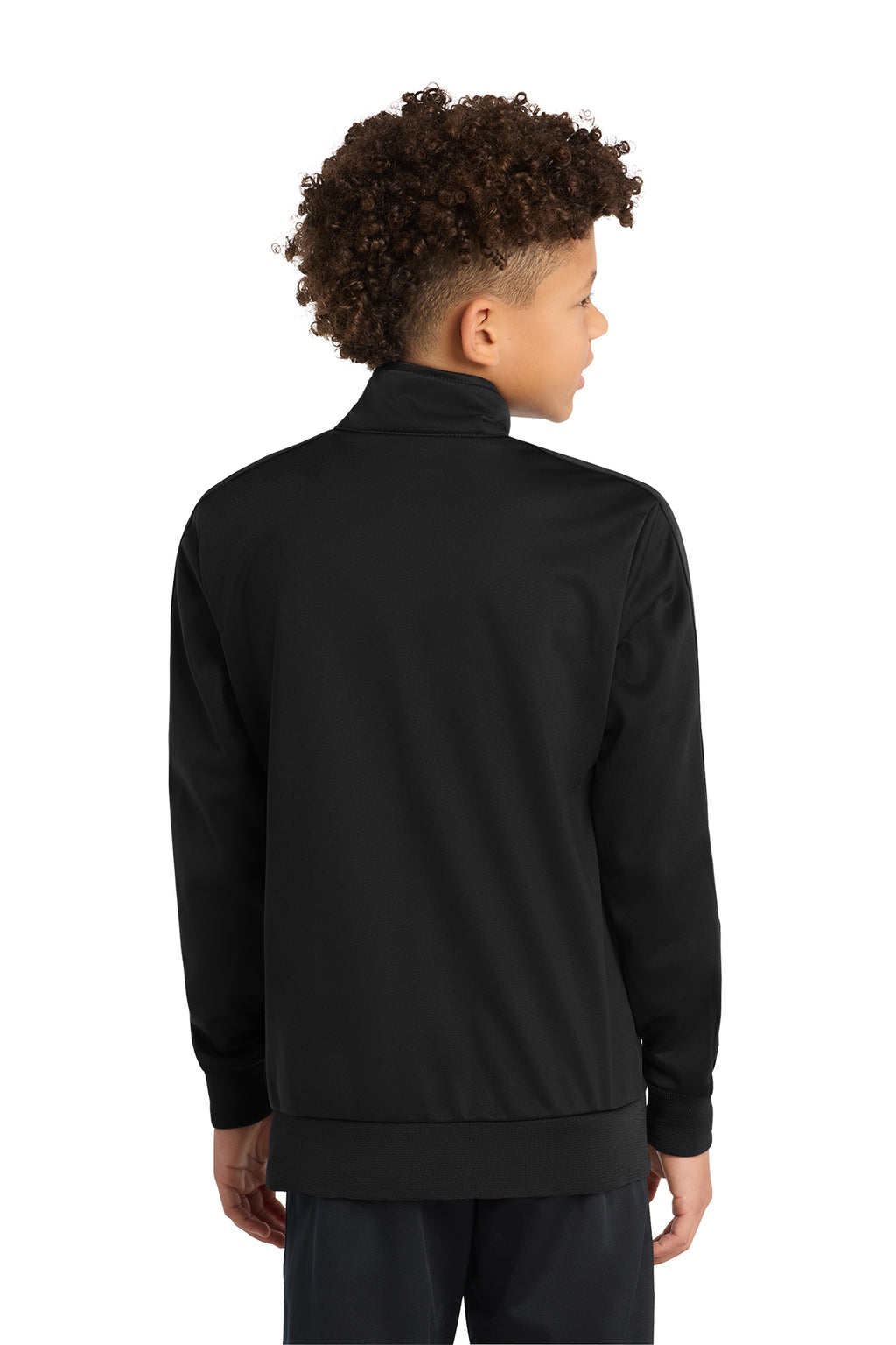 Sport‑Tek® Youth Tricot Sleeve Stripe Track Jacket – YST94