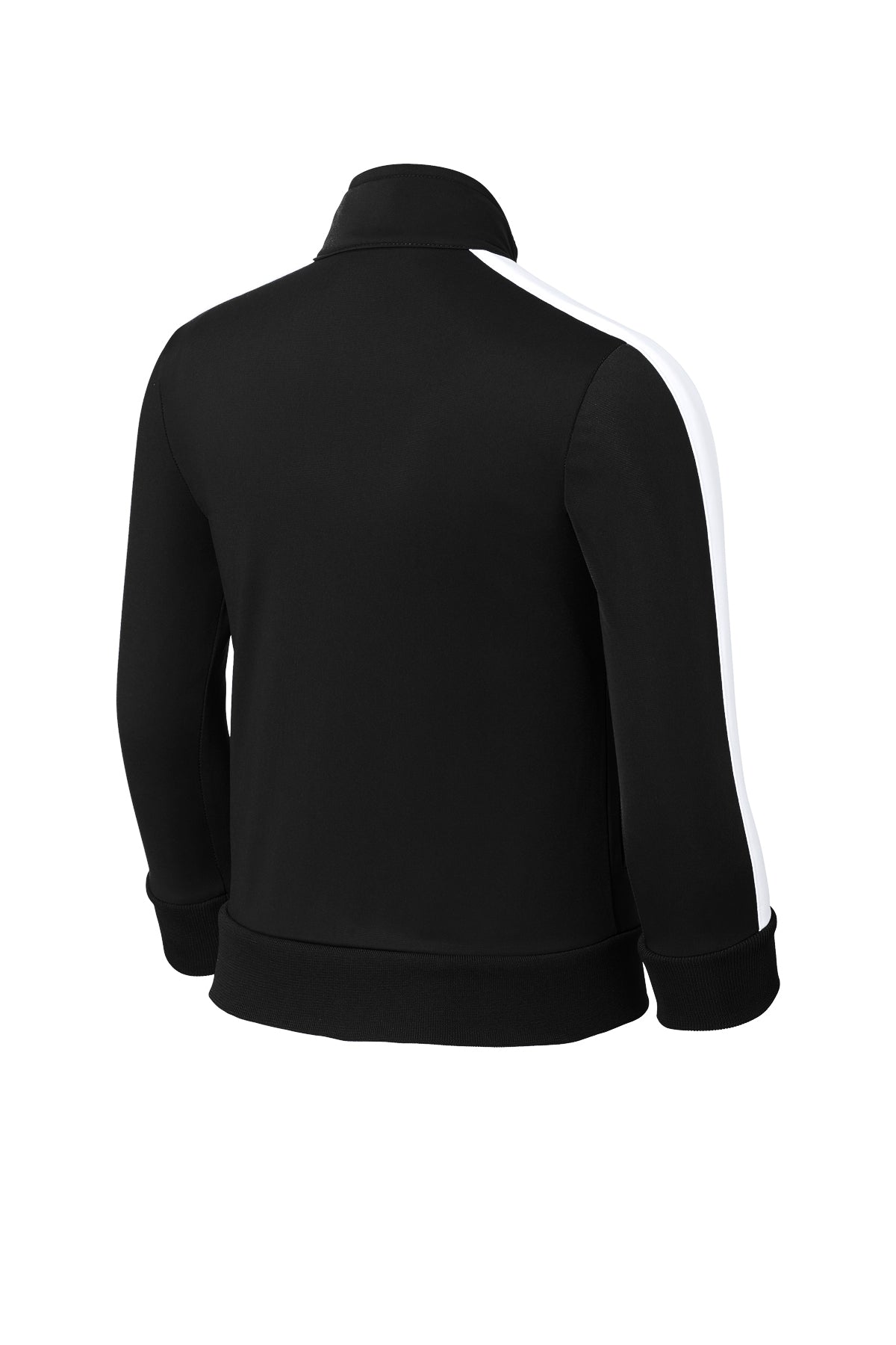 Sport‑Tek® Youth Tricot Sleeve Stripe Track Jacket – YST94