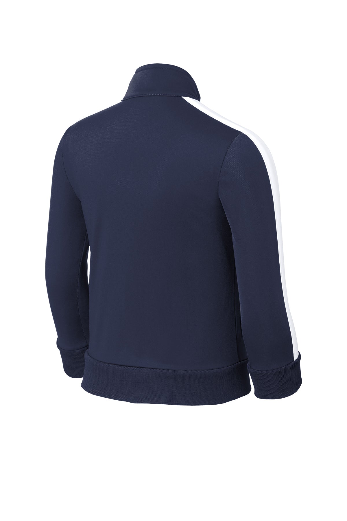 Sport‑Tek® Youth Tricot Sleeve Stripe Track Jacket – YST94