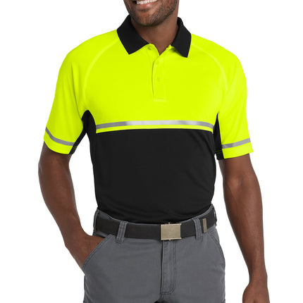 CornerStone® Select Lightweight Snag‑Proof Enhanced Visibility Polo — CS423