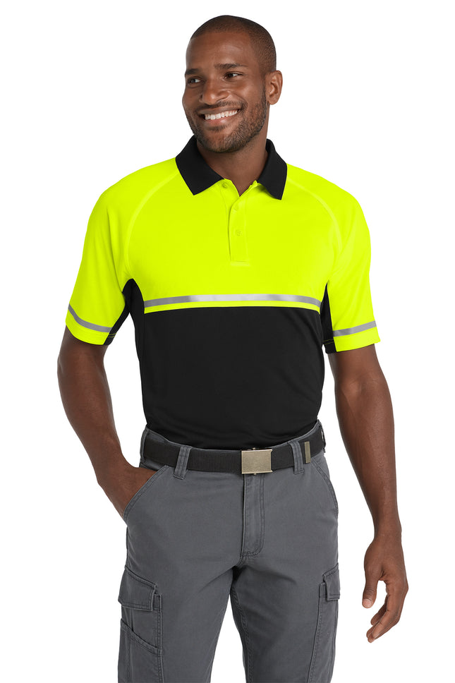CornerStone® Select Lightweight Snag‑Proof Enhanced Visibility Polo — CS423