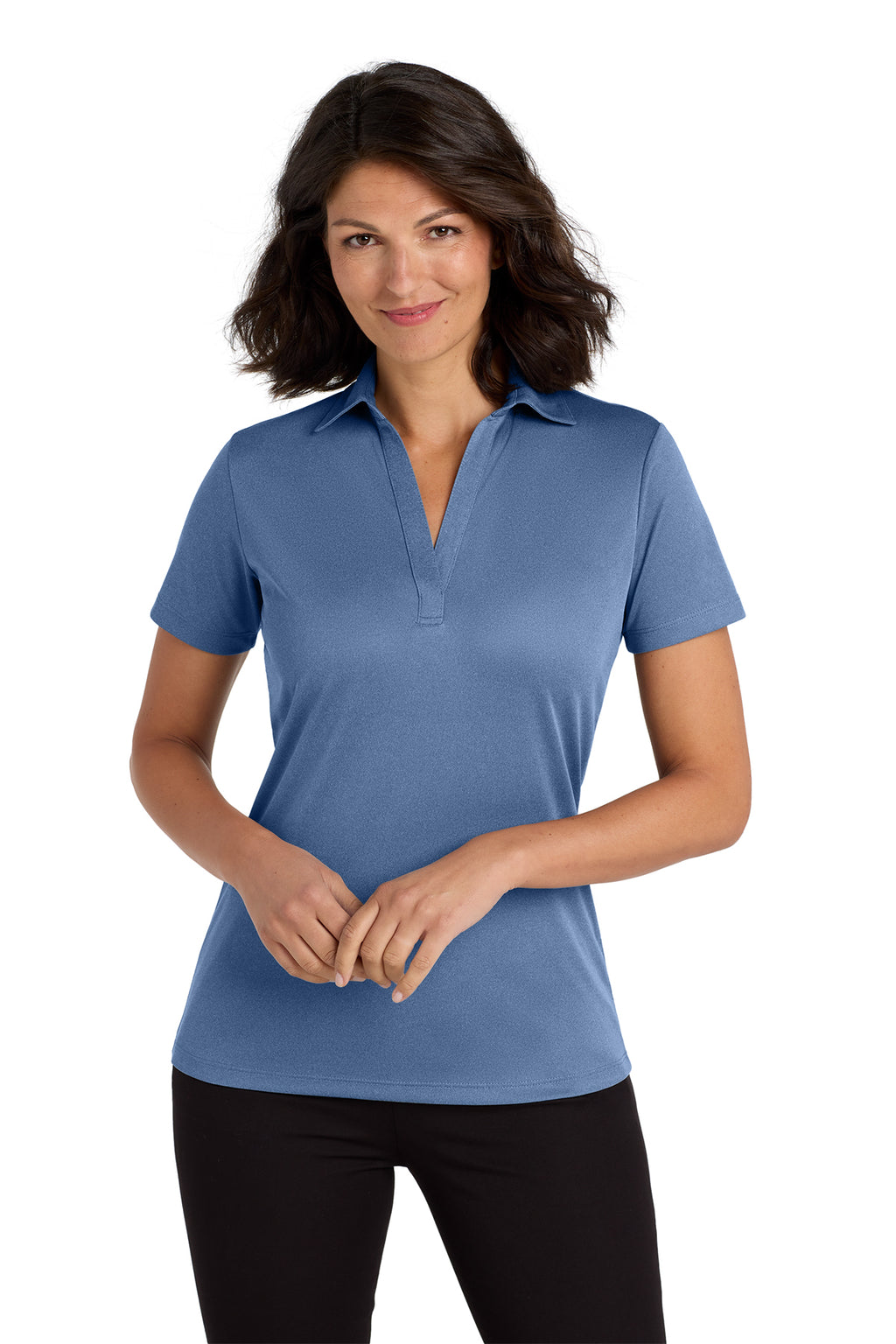 Port Authority® Women’s Heathered Silk Touch™ Performance Polo – LK542
