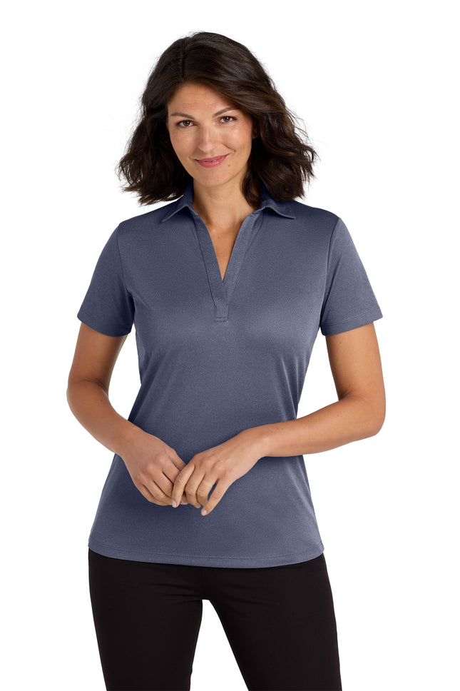 Port Authority® Women’s Heathered Silk Touch™ Performance Polo – LK542