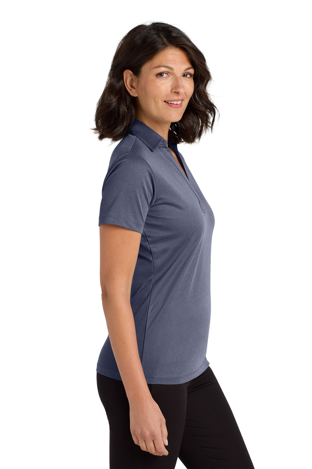 Port Authority® Women’s Heathered Silk Touch™ Performance Polo – LK542