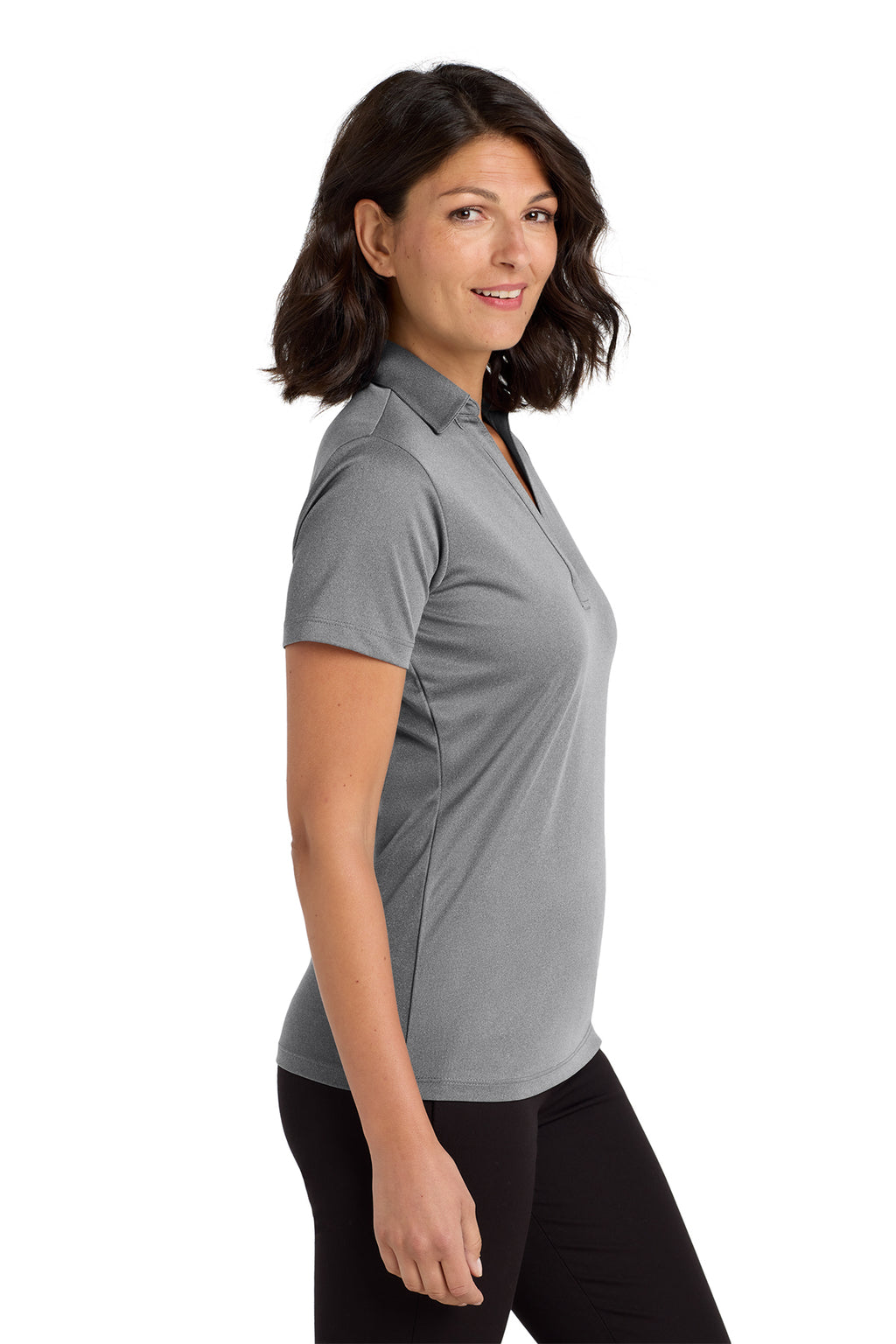 Port Authority® Women’s Heathered Silk Touch™ Performance Polo – LK542