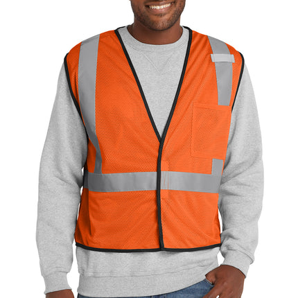 CornerStone® ANSI 107 Class 2 Economy Mesh One‑Pocket Vest – CSV100