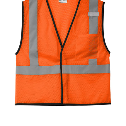 CornerStone® ANSI 107 Class 2 Economy Mesh One‑Pocket Vest – CSV100