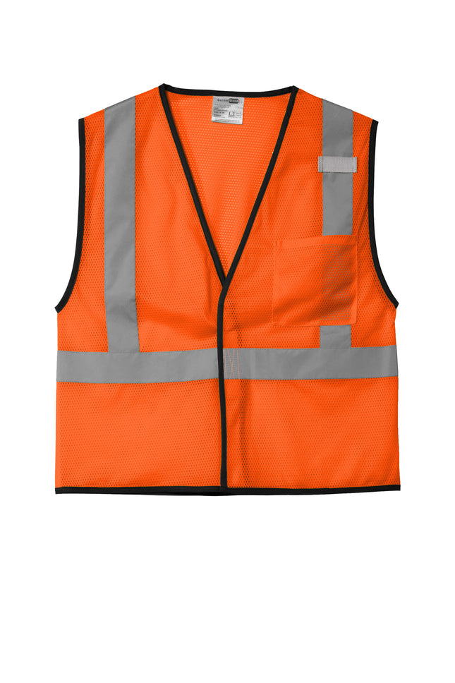 CornerStone® ANSI 107 Class 2 Economy Mesh One‑Pocket Vest – CSV100
