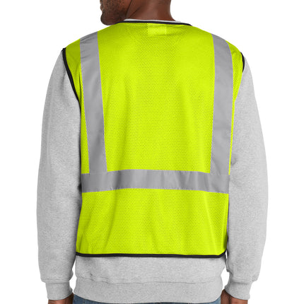 CornerStone® ANSI 107 Class 2 Economy Mesh One‑Pocket Vest – CSV100