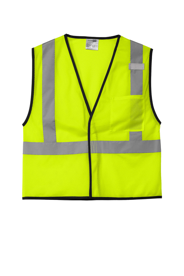 CornerStone® ANSI 107 Class 2 Economy Mesh One‑Pocket Vest – CSV100