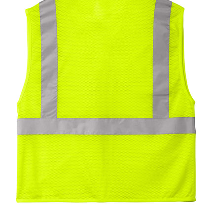 CornerStone® ANSI 107 Class 2 Economy Mesh Zippered Vest – CSV101