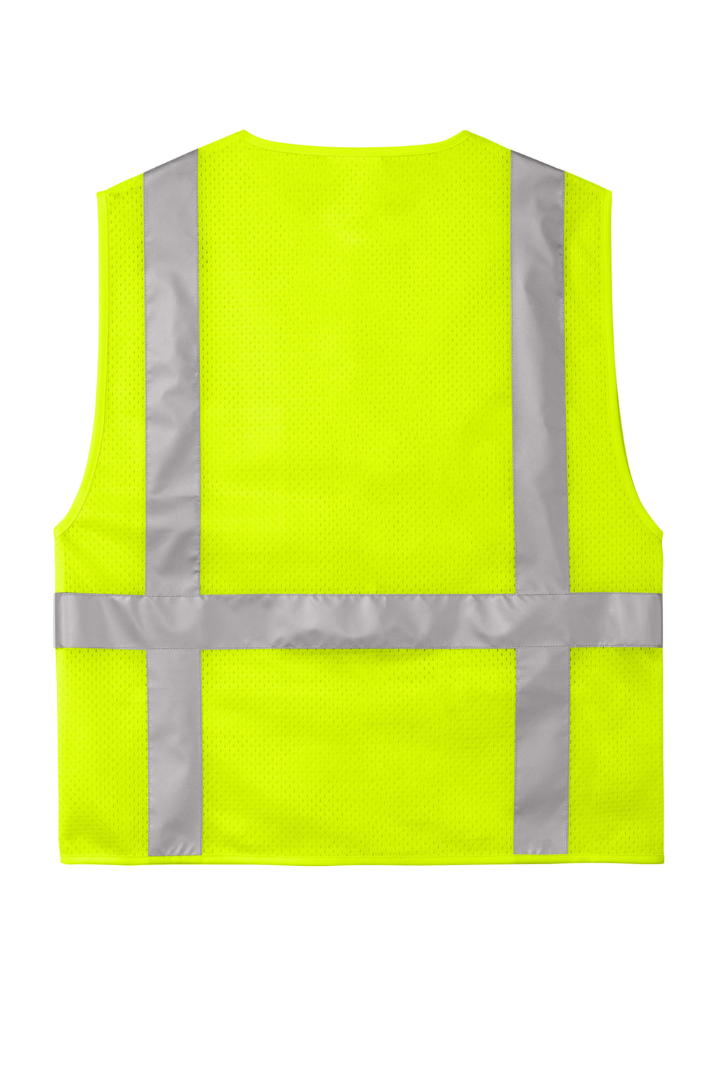 CornerStone® ANSI 107 Class 2 Mesh Six‑Pocket Zippered Vest – CSV104