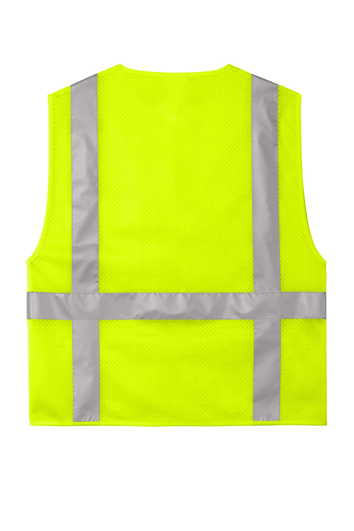 CornerStone® ANSI 107 Class 2 Mesh Six‑Pocket Zippered Vest – CSV104