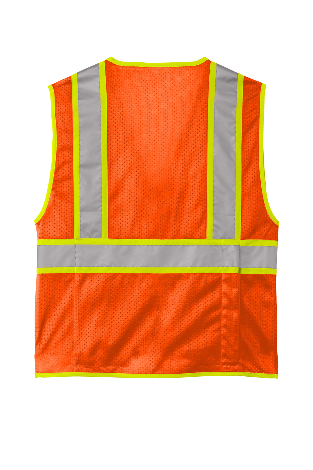 CornerStone® ANSI 107 Class 2 Surveyor Zippered Two‑Tone Vest – CSV105