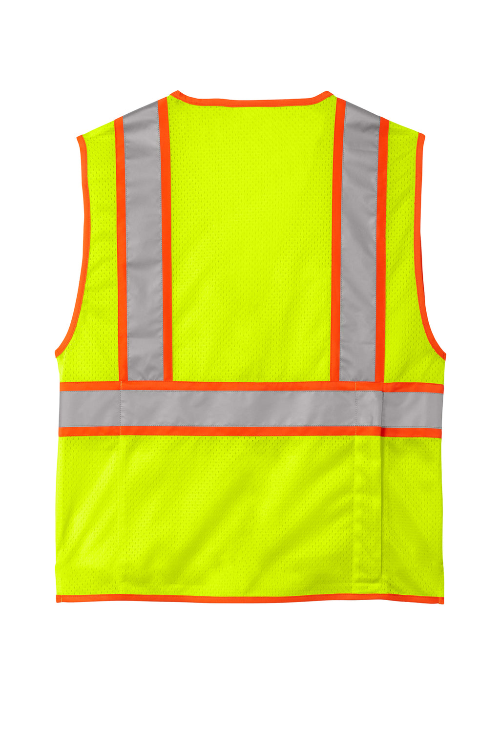 CornerStone® ANSI 107 Class 2 Surveyor Zippered Two‑Tone Vest – CSV105