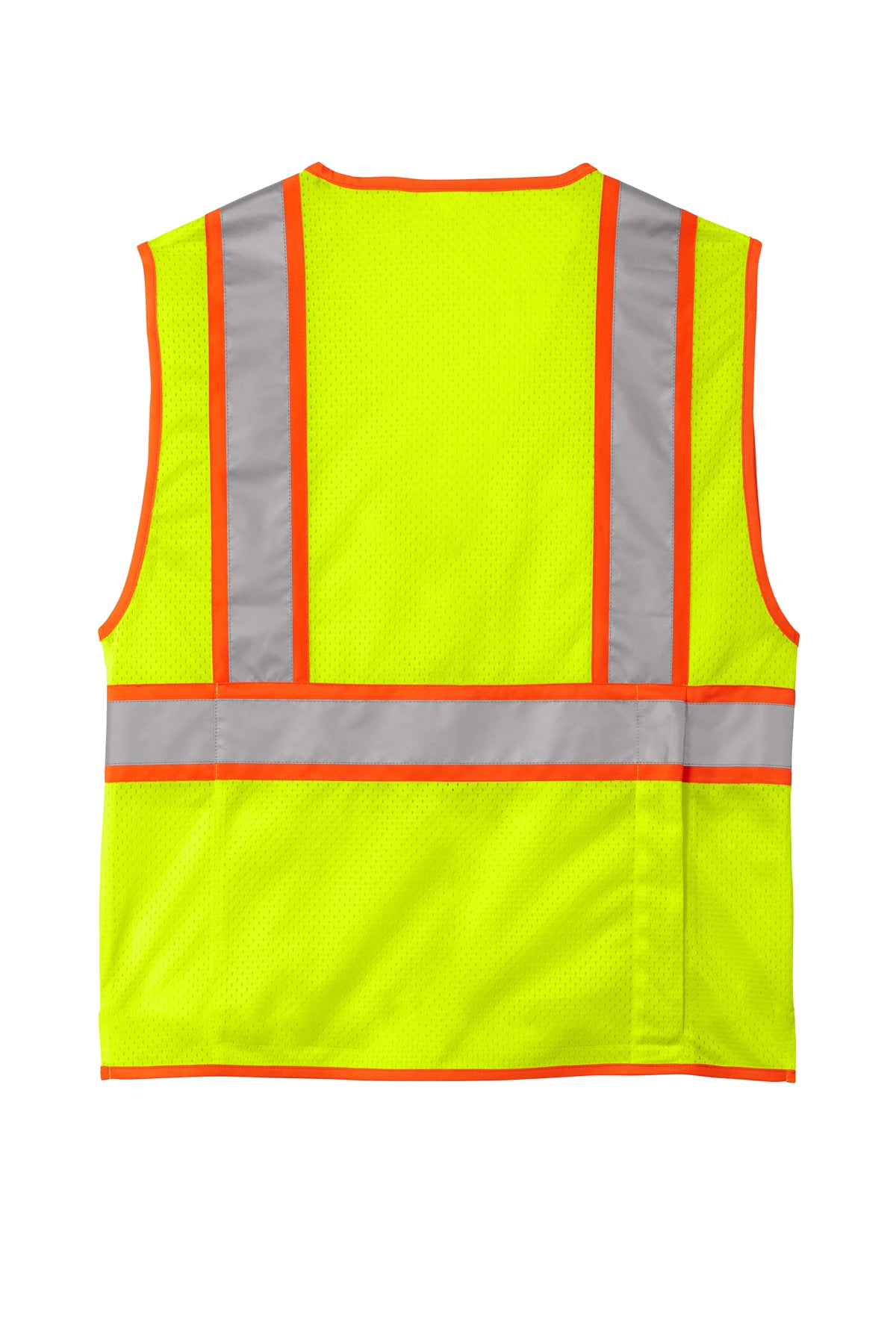 CornerStone® ANSI 107 Class 2 Surveyor Zippered Two‑Tone Vest – CSV105