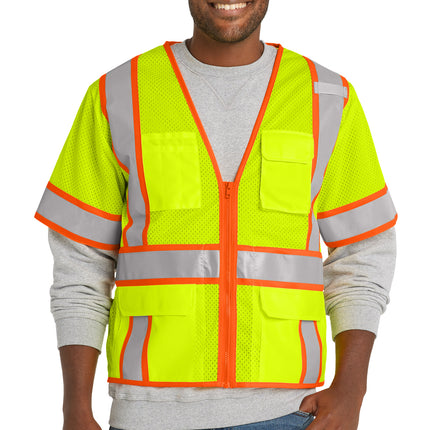 CornerStone ANSI Class 3 Two‑Tone Surveyor Mesh Vest – CSV106