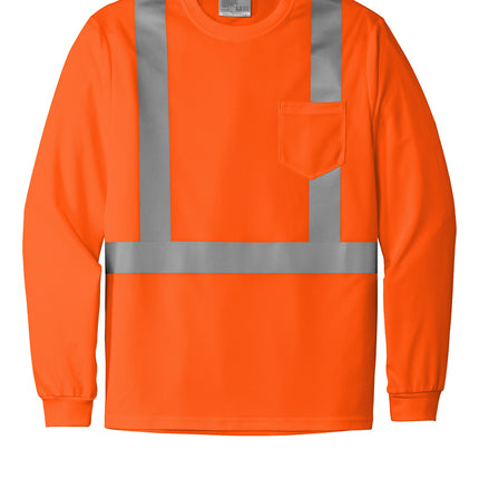 CornerStone® ANSI 107 Class 2 Mesh Long Sleeve Tee – CS201