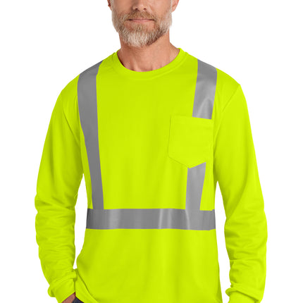 CornerStone® ANSI 107 Class 2 Mesh Long Sleeve Tee – CS201