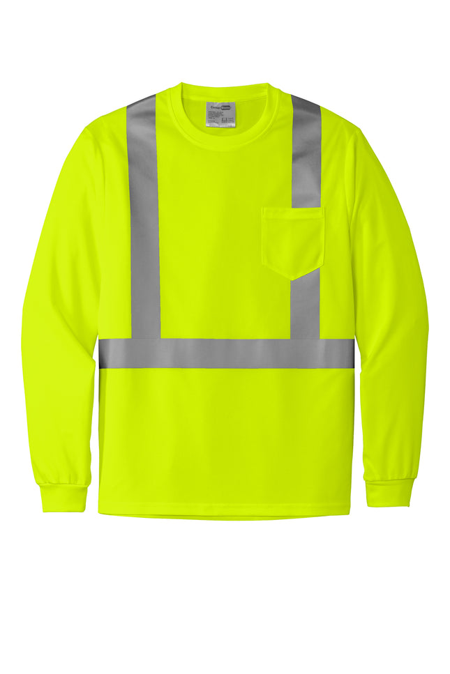 CornerStone® ANSI 107 Class 2 Mesh Long Sleeve Tee – CS201