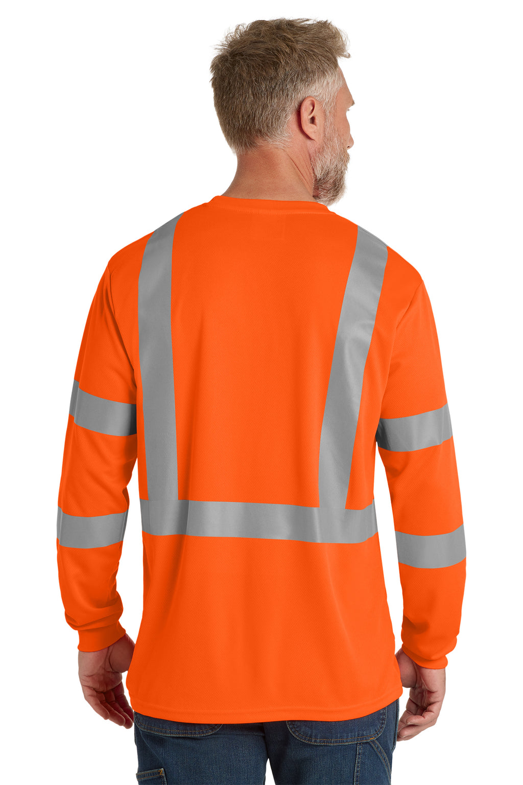 CornerStone® ANSI 107 Class 3 Mesh Long Sleeve Tee – CS203