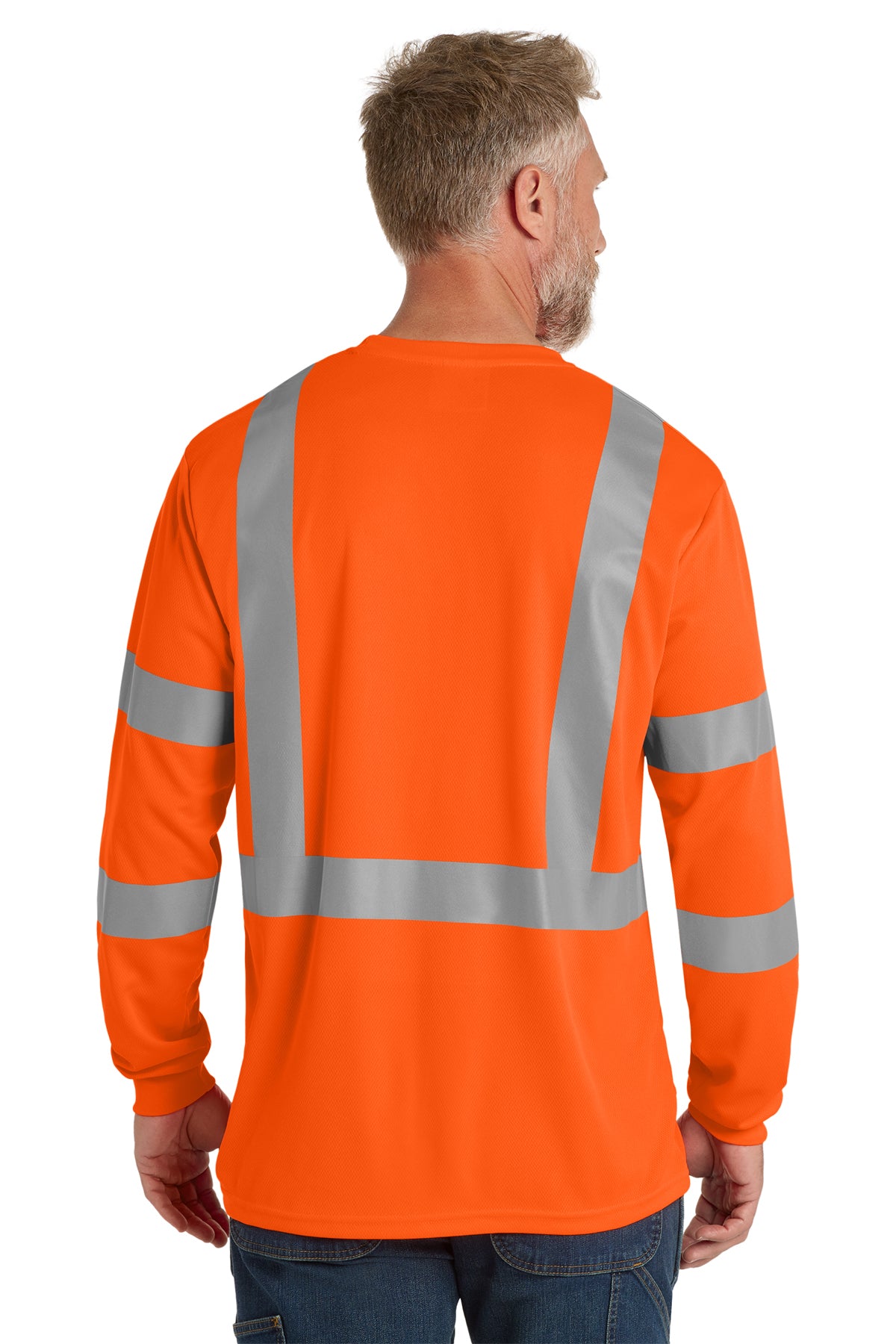 CornerStone® ANSI 107 Class 3 Mesh Long Sleeve Tee – CS203