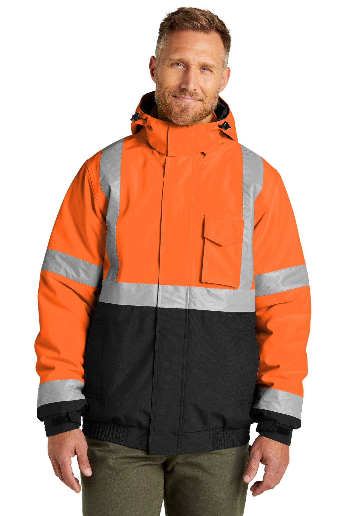 CornerStone® ANSI 107 Class 3 Economy Waterproof Insulated Bomber Jacket – CSJ500