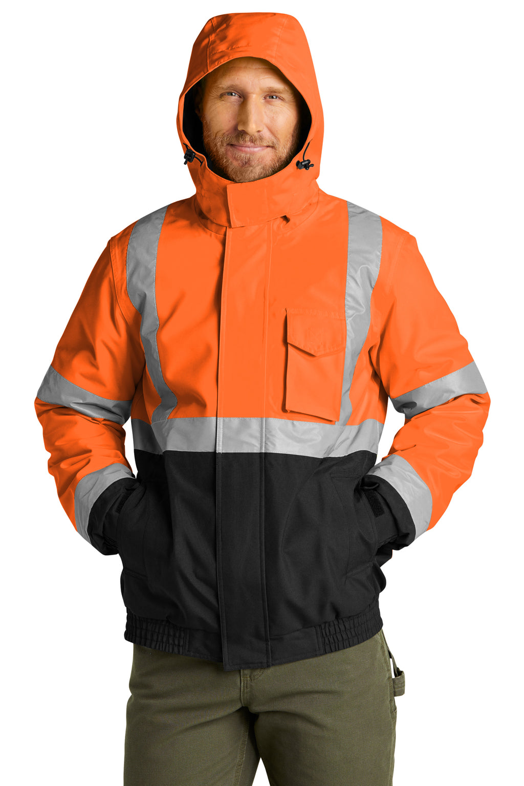 CornerStone® ANSI 107 Class 3 Economy Waterproof Insulated Bomber Jacket – CSJ500