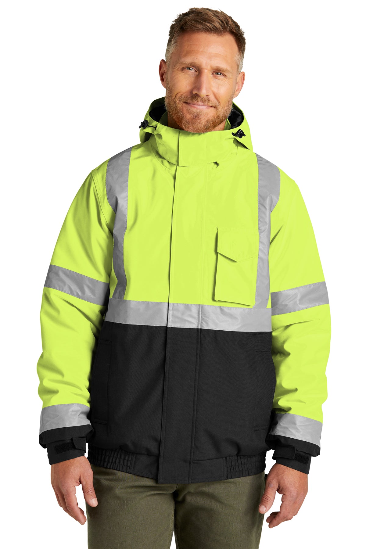 CornerStone® ANSI 107 Class 3 Economy Waterproof Insulated Bomber Jacket – CSJ500