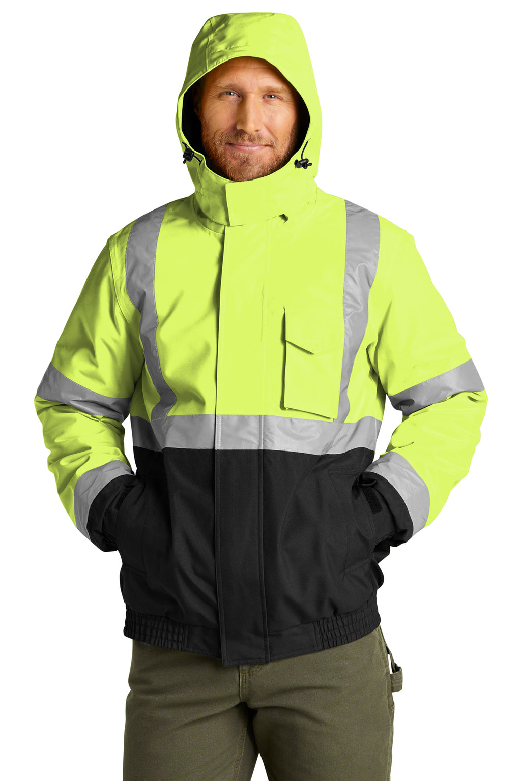CornerStone® ANSI 107 Class 3 Economy Waterproof Insulated Bomber Jacket – CSJ500