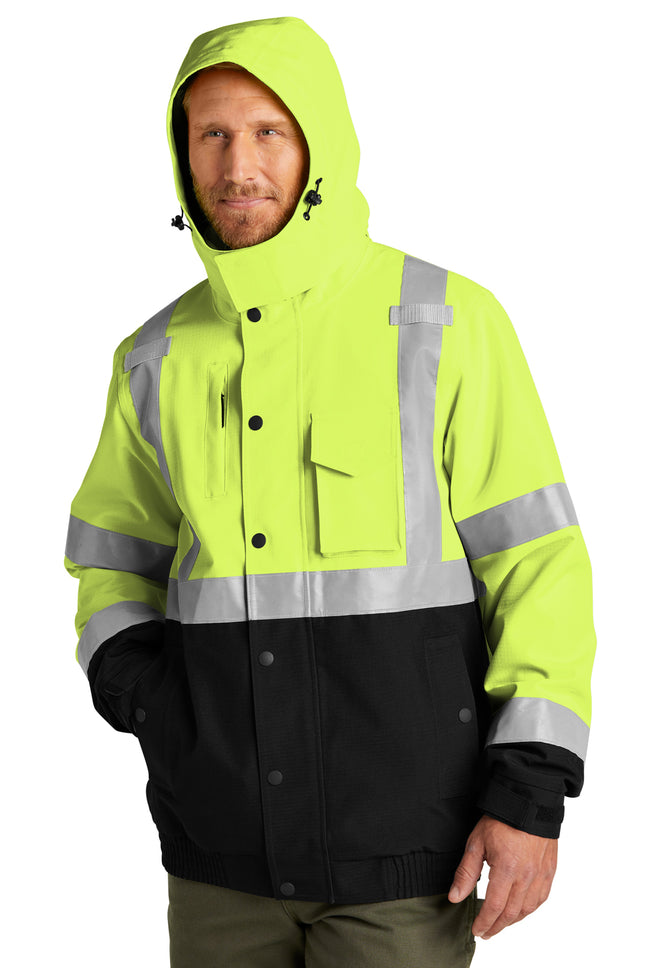 CornerStone® ANSI 107 Class 3 Waterproof Insulated Ripstop Bomber Jacket – CSJ501