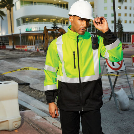 CornerStone® ANSI 107 Class 3 Soft Shell Jacket – CSJ503