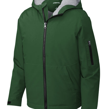 Sport‑Tek Youth Waterproof Insulated Jacket – YST56