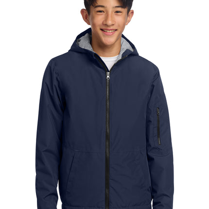 Sport‑Tek Youth Waterproof Insulated Jacket – YST56