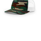 Green Camo/ White / One size