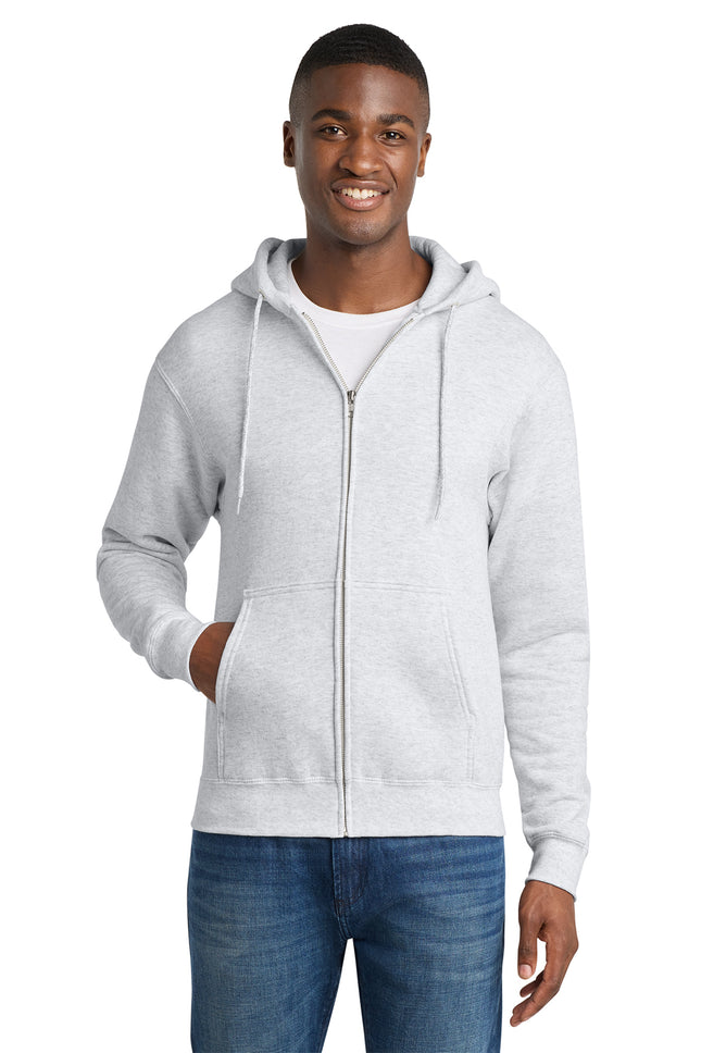 Port & Co™ Core Fleece Full‑Zip Hooded Sweatshirt – PC78ZH