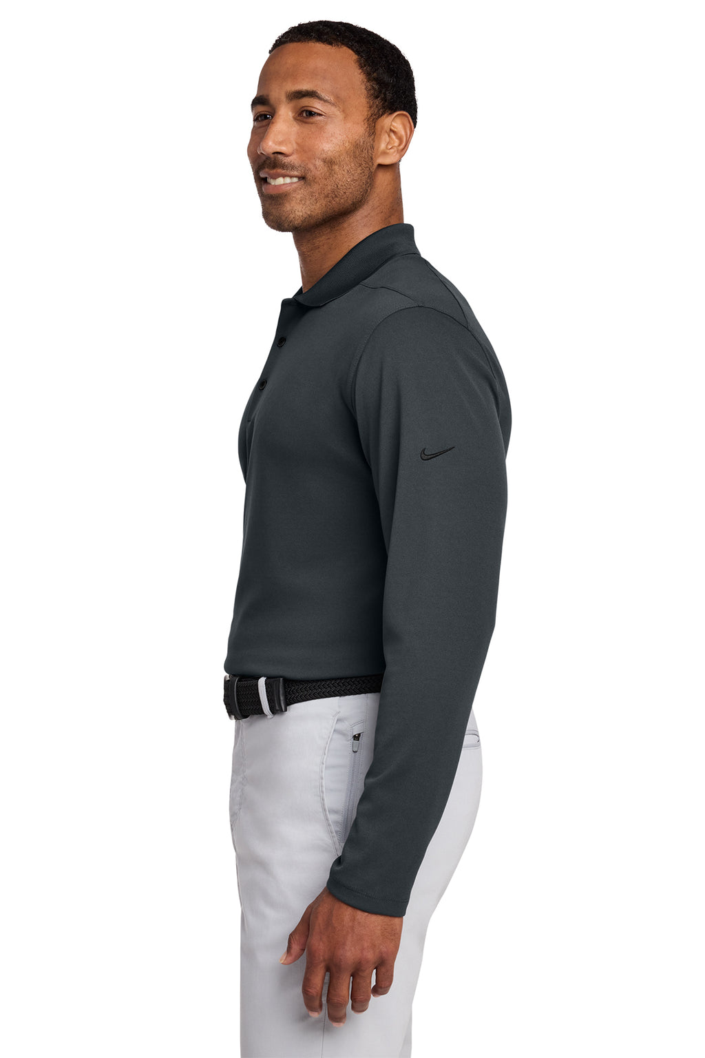 Nike Dri‑FIT Micro Pique 2.0 Long Sleeve Polo – NKDC2104