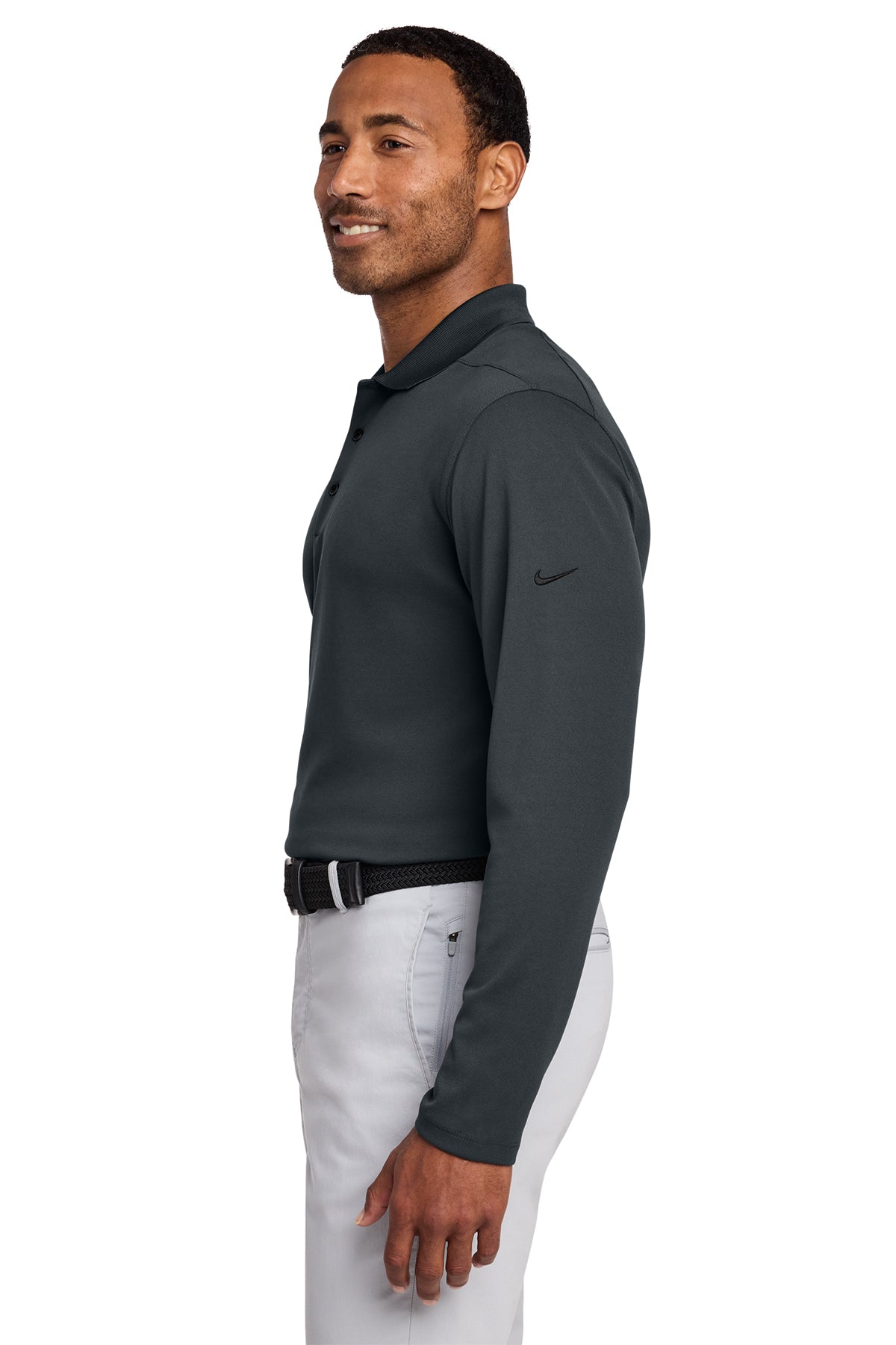 Nike Dri‑FIT Micro Pique 2.0 Long Sleeve Polo – NKDC2104