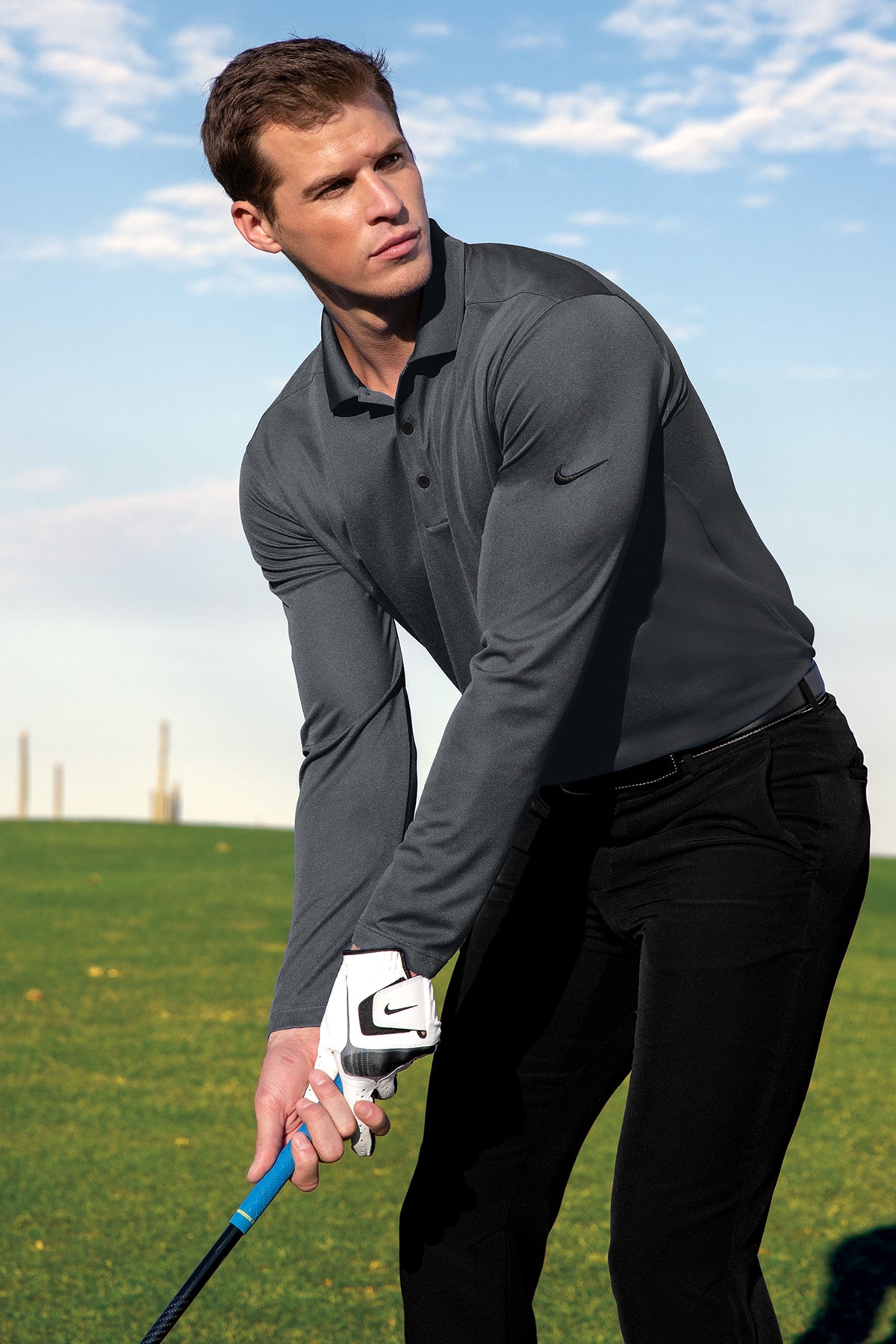 Nike Dri‑FIT Micro Pique 2.0 Long Sleeve Polo – NKDC2104