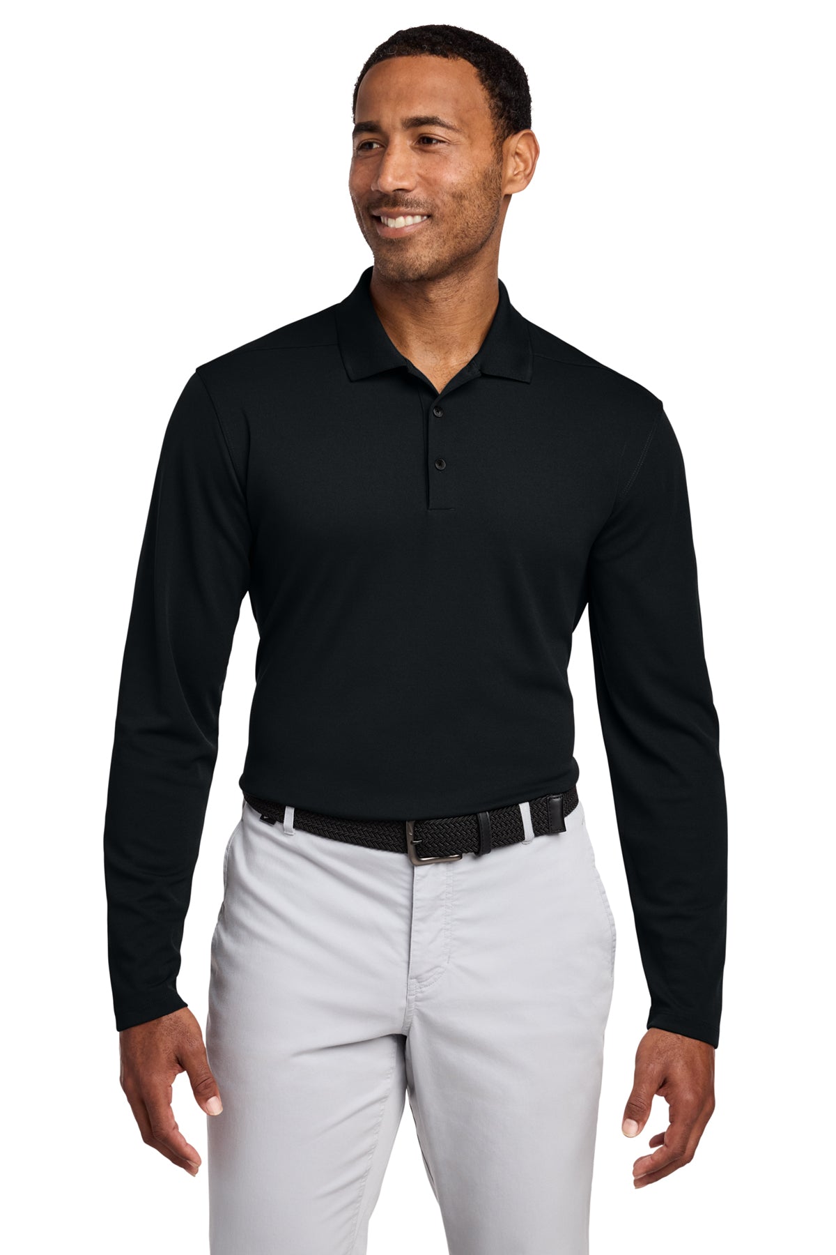 Nike Dri‑FIT Micro Pique 2.0 Long Sleeve Polo – NKDC2104
