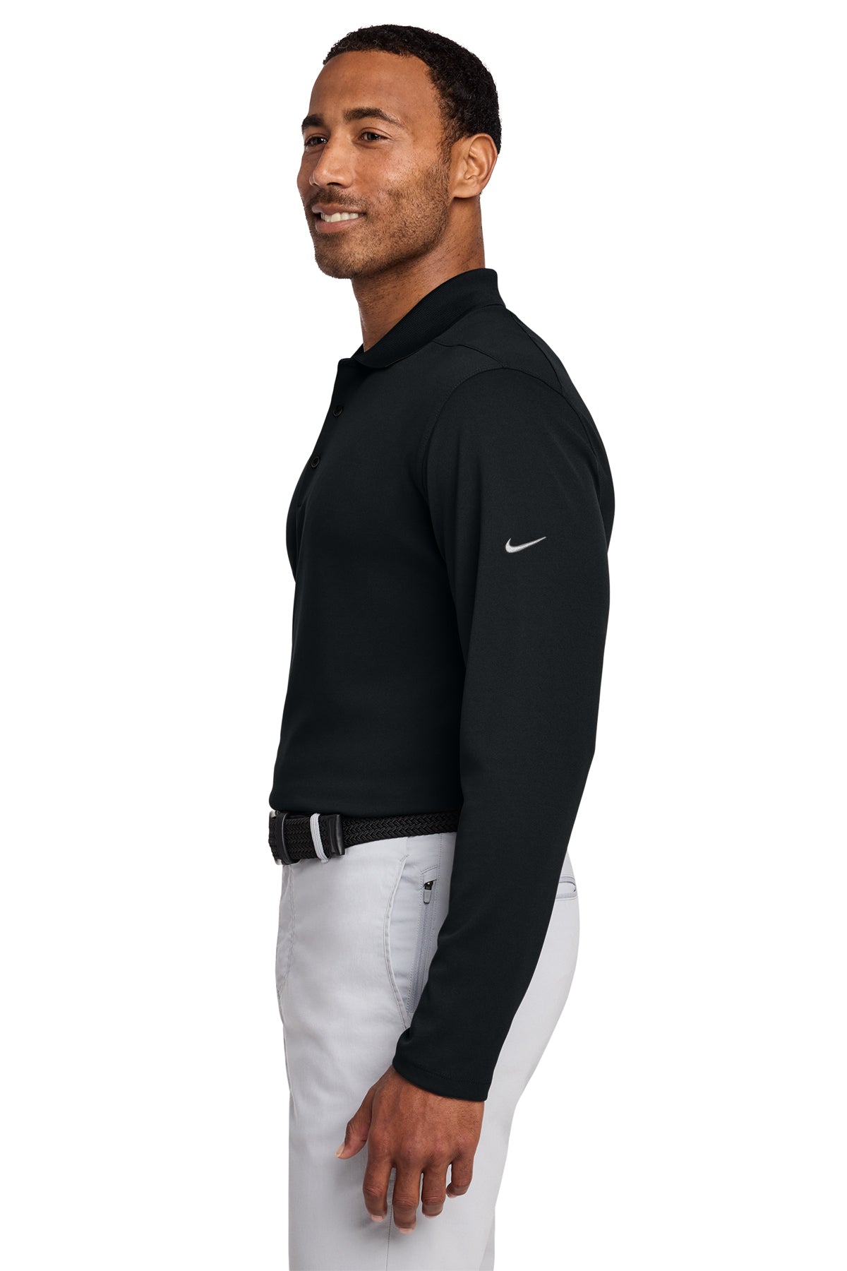 Nike Dri‑FIT Micro Pique 2.0 Long Sleeve Polo – NKDC2104